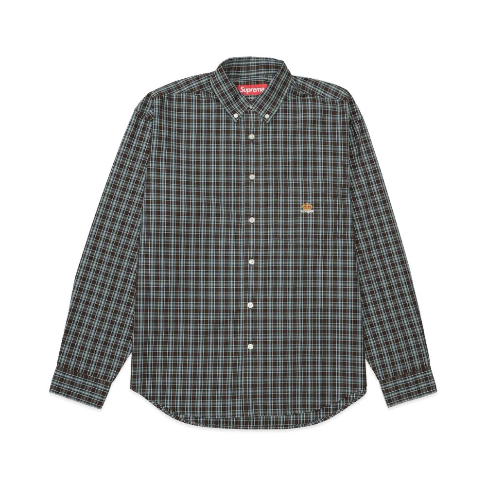 Supreme Mini Plaid Shirt "Brown"