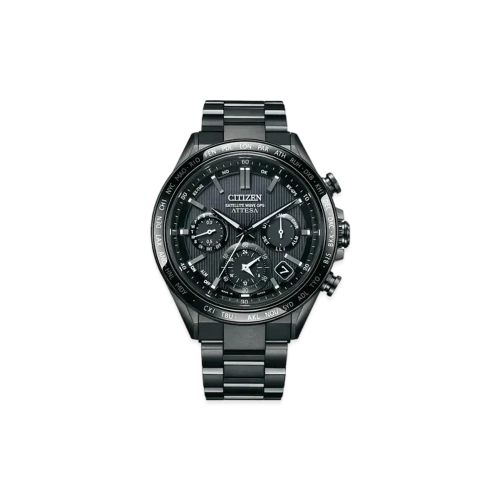 CITIZEN ATTESA ACT Line Black Titanium Series CC4055-65E