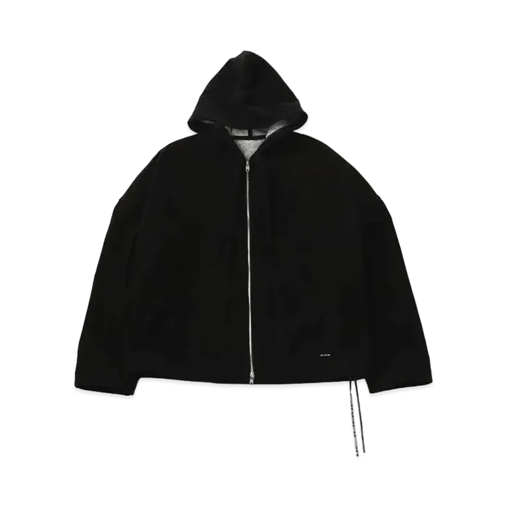 mastermind JAPAN Organic Cotton Zip Up Hoodie "Black"