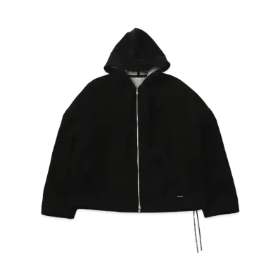 mastermind JAPAN Organic Cotton Zip Up Hoodie "Black"