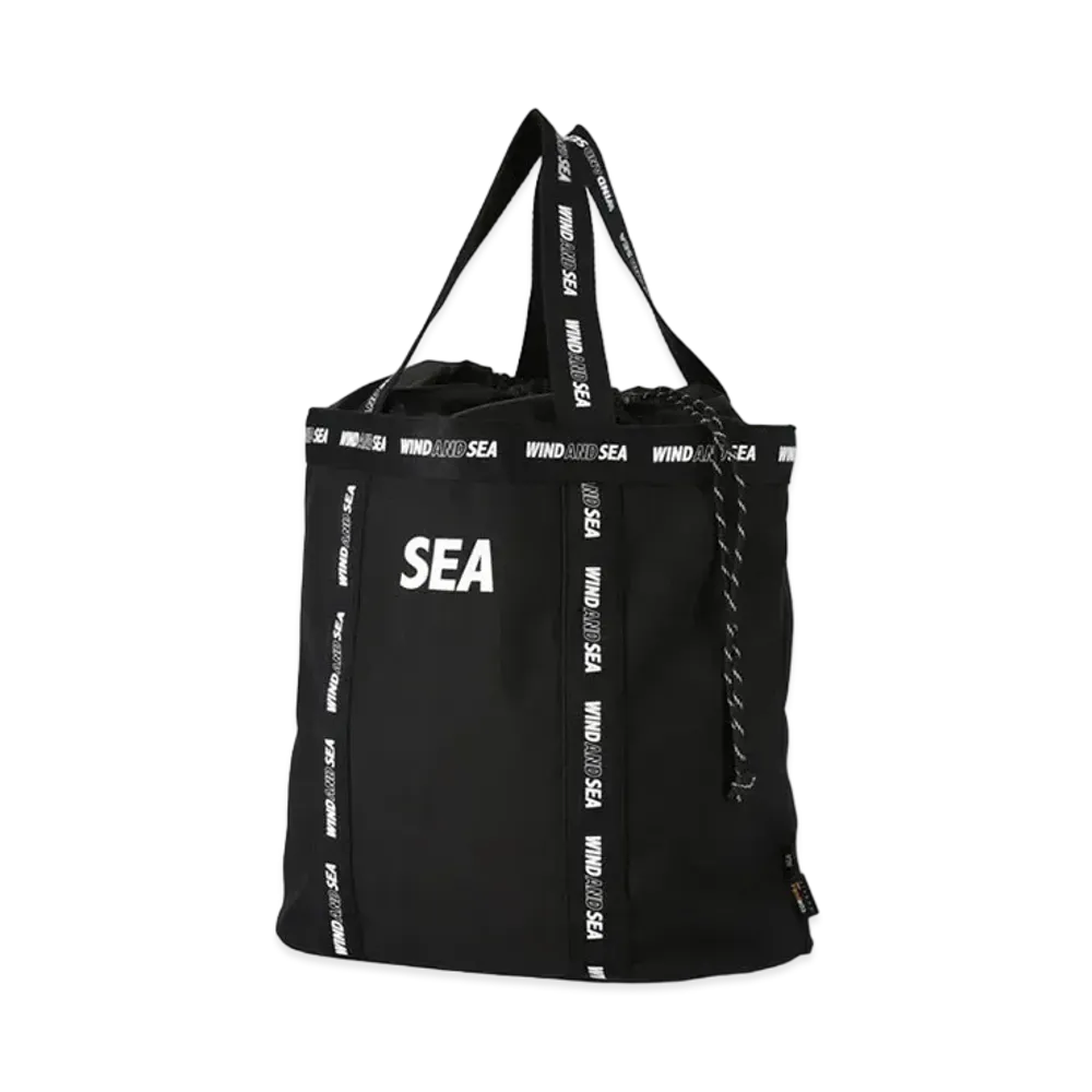 WIND AND SEA (CORDURA) NYLON TOTE BAG "Black"