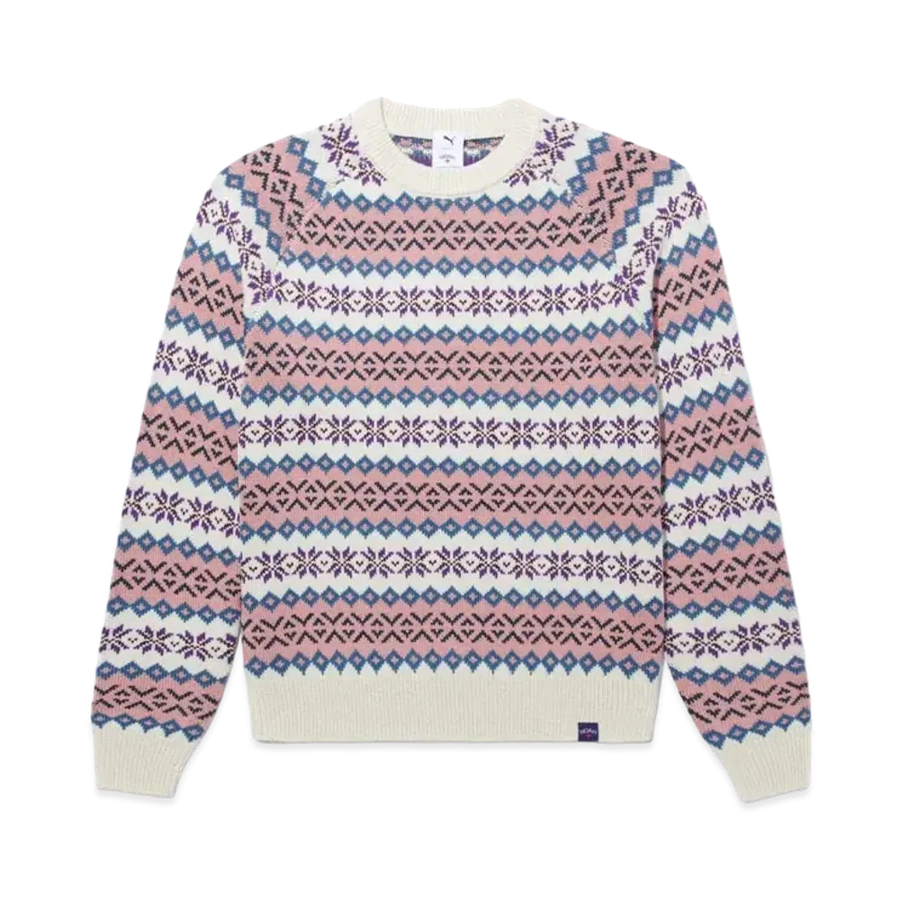 Noah x PUMA Fair Isle Sweater "Pastel"