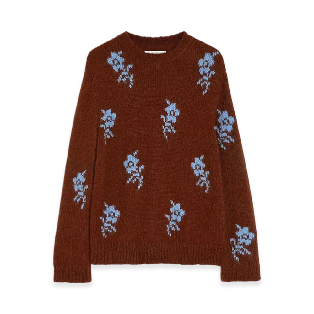 Jil Sander Wool Blend Crew-Neck Sweater "Shore"
