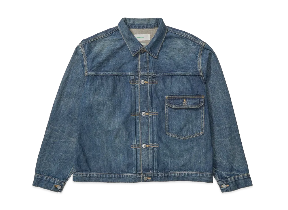 A.PRESSE for everyone Vintage 1st Type Denim Jacket "Indigo"