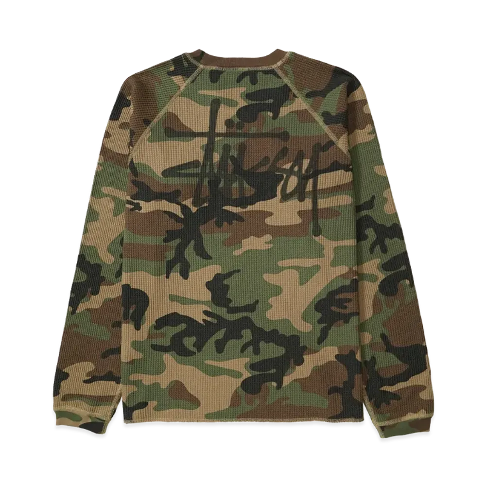 Stussy Basic Stussy Thermal "Woodland Camo"