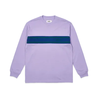 PALACE KNIT BLOCK LONGSLEEVE "Violet"