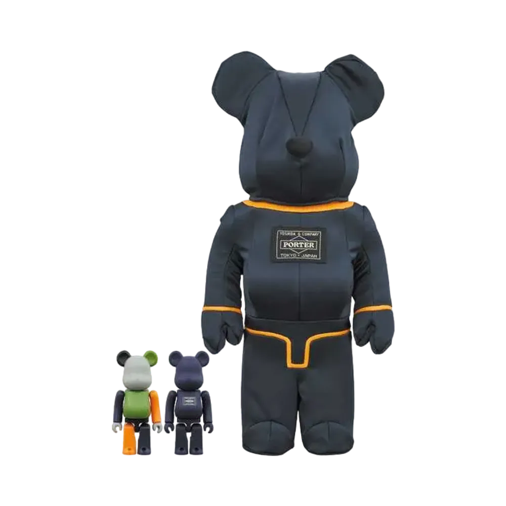 Bearbrick PORTER TANKER IRON BLUE Special Edition 100%&400%