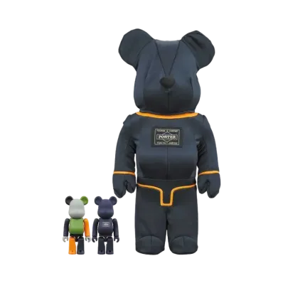 Bearbrick PORTER TANKER IRON BLUE Special Edition 100%&400%
