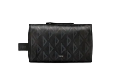 Dior Dior Lingot Toiletries Case CD Diamond Canvas "Black"