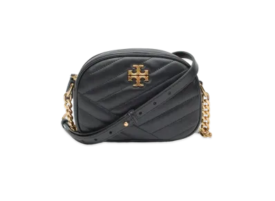 Tory Burch Kira Chevron Small Camera Bag "Black"