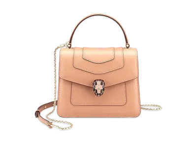 BVLGARI Serpenti Forever Top Handle "Beige"