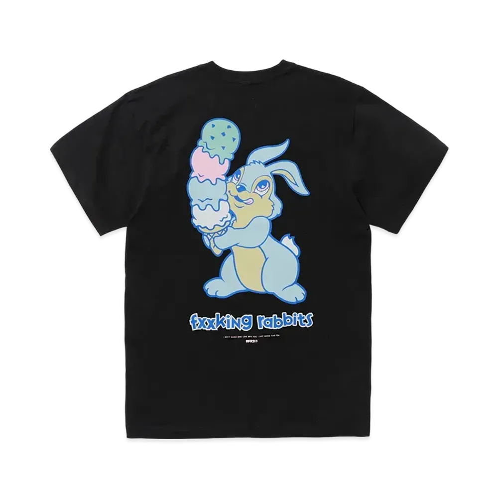 FR2 Rabbit Ice Cream T-Shirt "Black"
