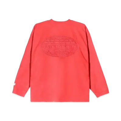 Paragraph Damaged Ellipse Logo L/S "Red"