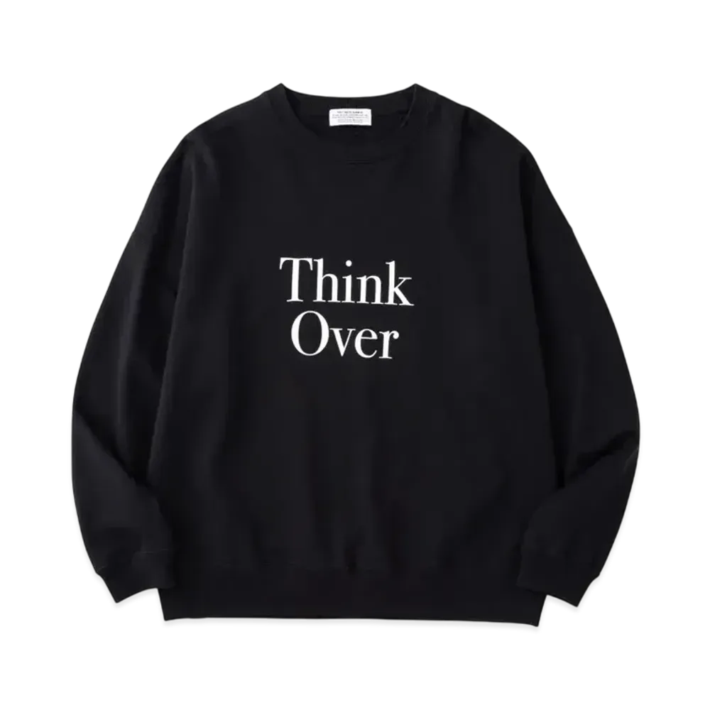 POET MEETS DUBWISE THINK OVER Oversized Sweat "D.Navy"