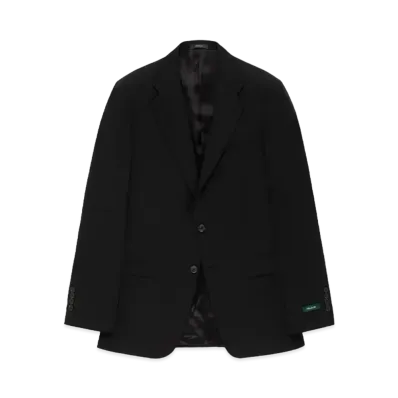 Aime Leon Dore Single-Breasted Wool Suit Jacket "Black"