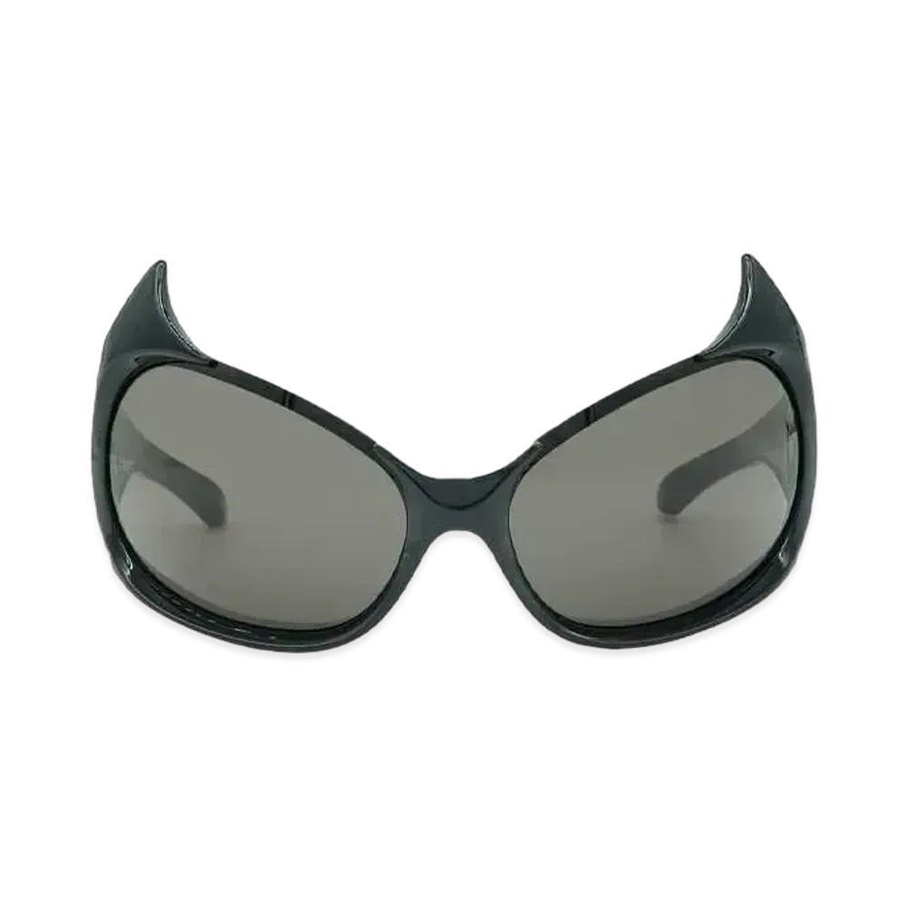 BALENCIAGA GOTHAM CAT SUNGLASS "BLACK"