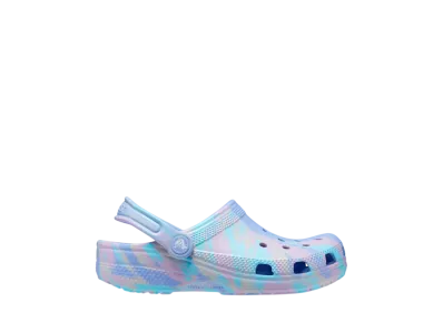 Crocs Little Kids Classic Marbled Clog "Moon Jelly/Multi"