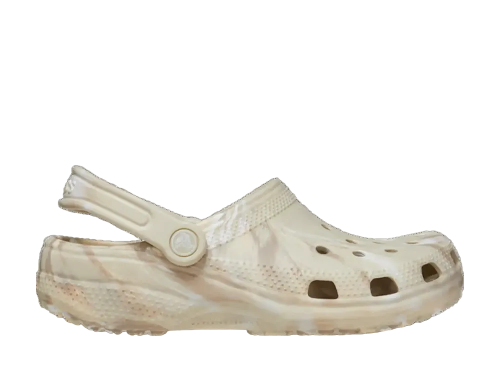 Crocs Classic Marbled Clog "Bone/Multi"