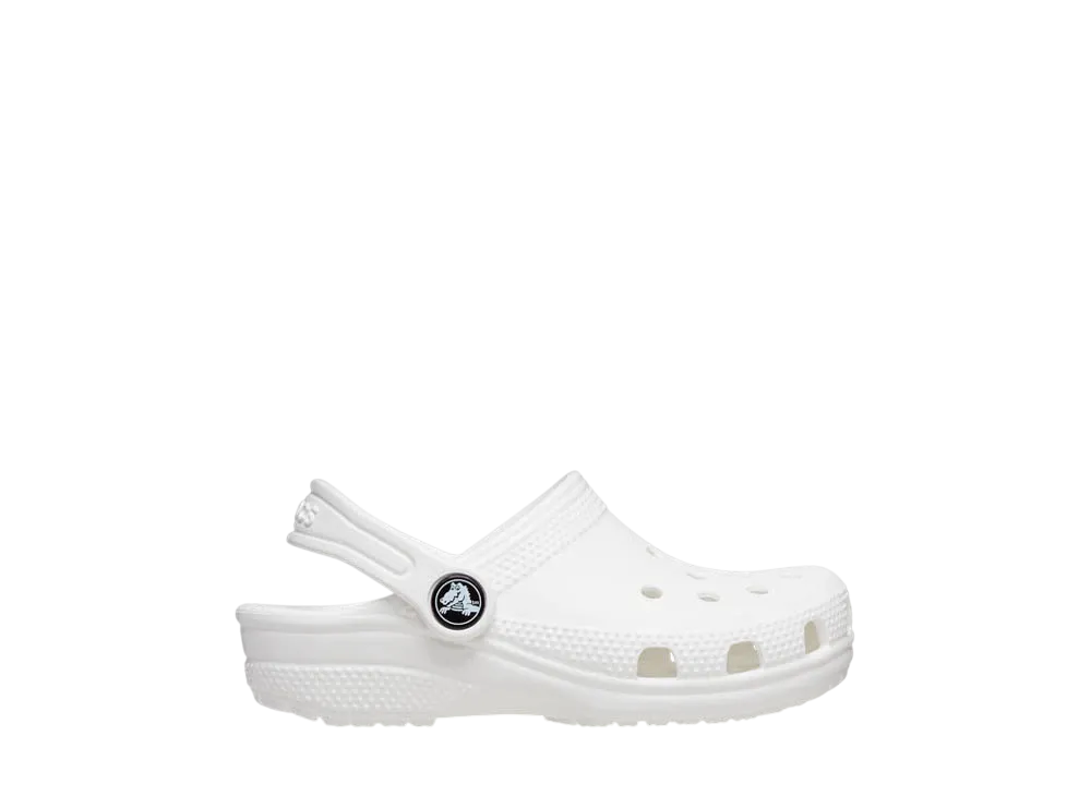 Crocs Little Kids Classic Clog "White"