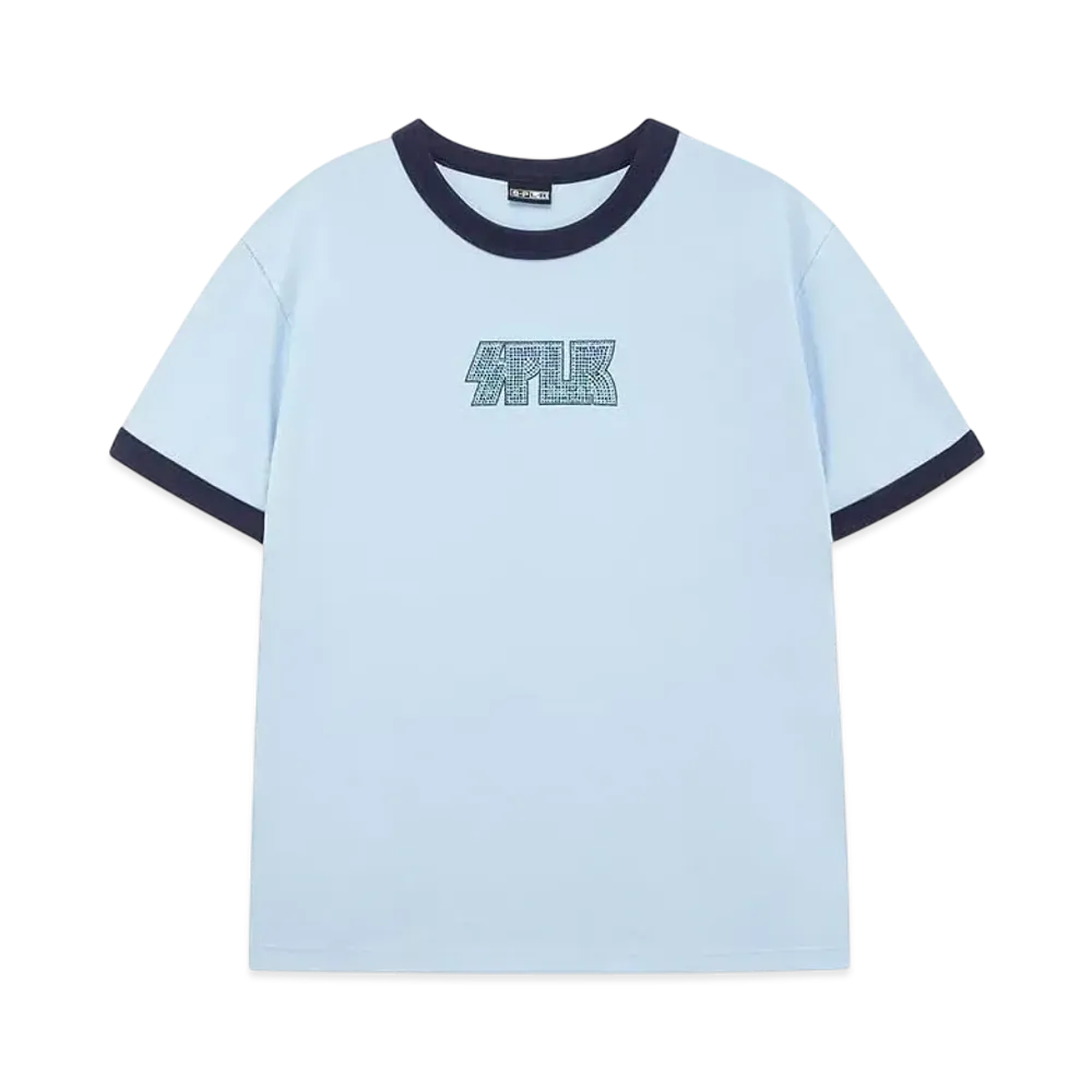 SPLR Rhinetonse Logo Ringer Tee "Light Blue"