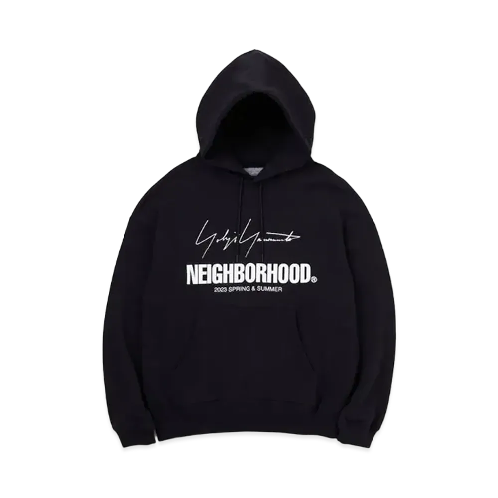 NEIGHBORHOOD x Yohji Yamamoto POUR HOMME YN . Hooded LS . CO "Black"