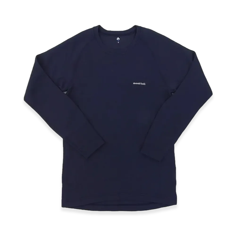mont-bell Geoline EXP. Round Neck Shirt "Navy"