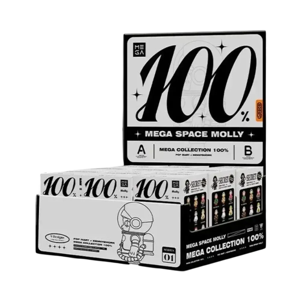 POP MART MEGA Collection 100% SPACE MOLLY Series 1 [Assortment Box]