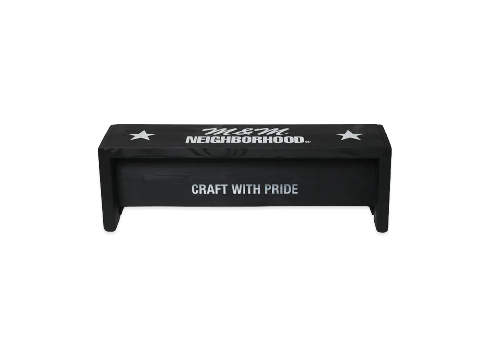 NEIGHBORHOOD x M&M . Bench "Black"