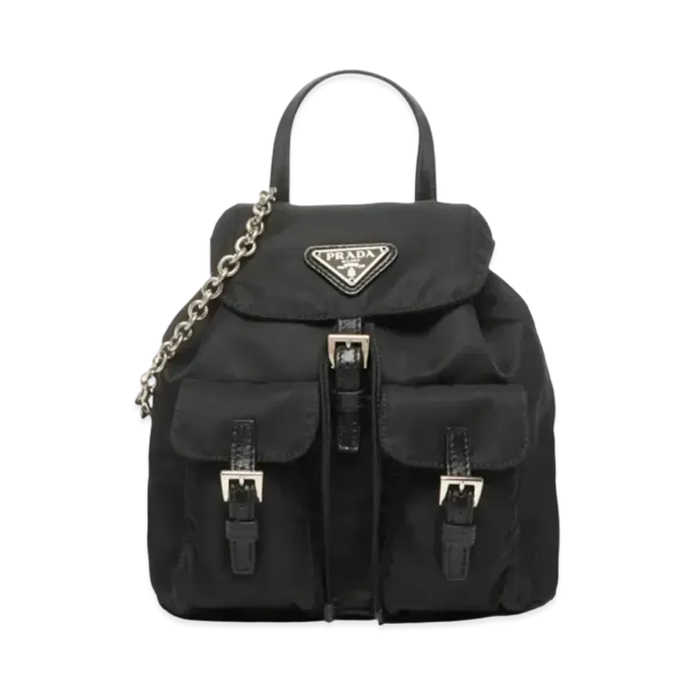 PRADA Re-Nylon Mini Backpack "Black"