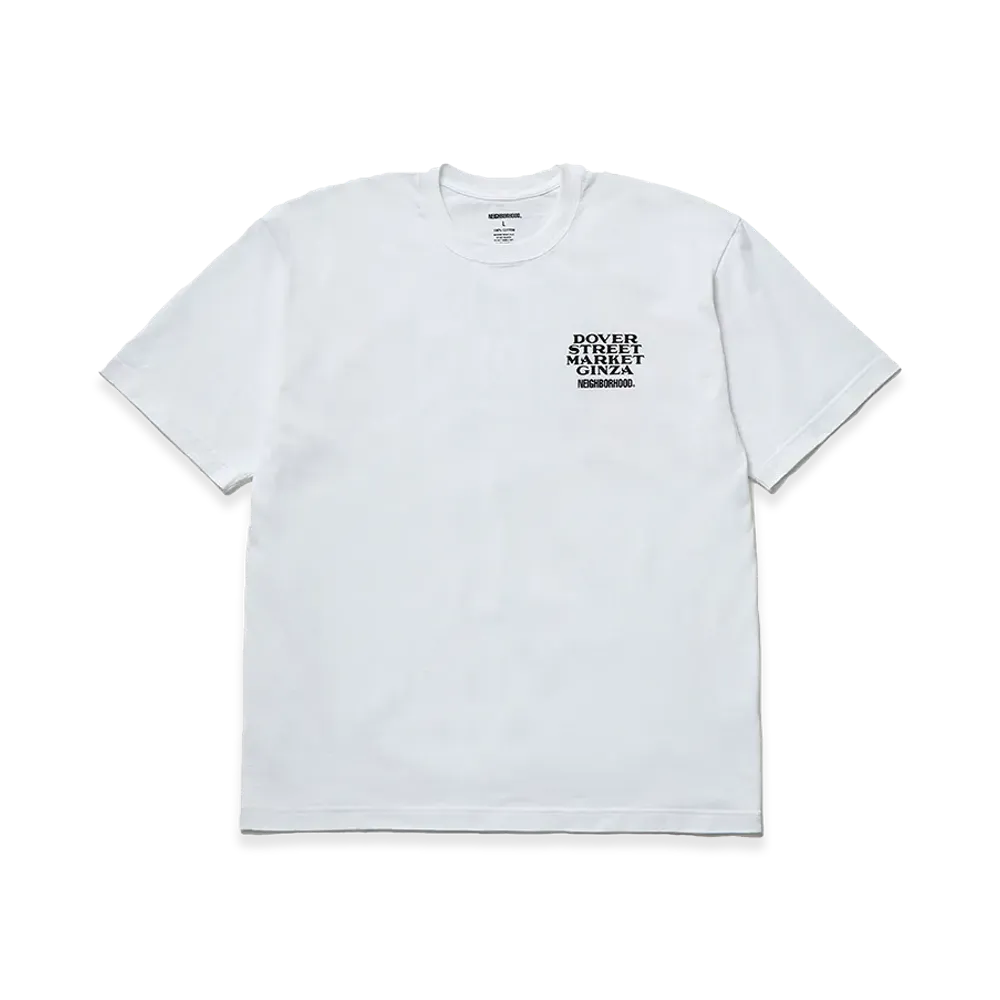 NEIGHBORHOOD x Dover Street Market Ginza T-Shirt SS-1 "White"