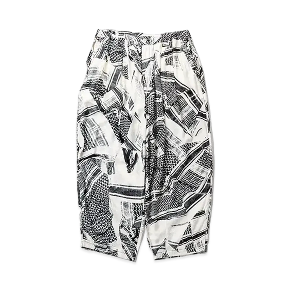 TIGHTBOOTH Shemagh Balloon Pants "Ivory"