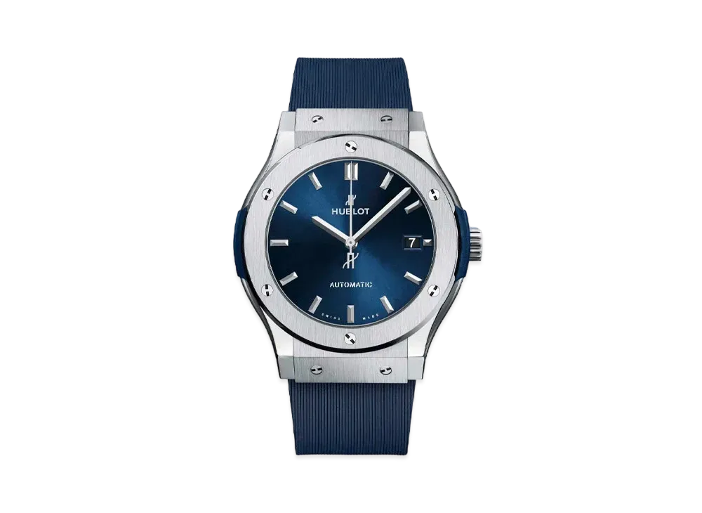 ウブロ クラシック・フュージョン チタニウム ブルー 45mm 511.NX.7170.RX