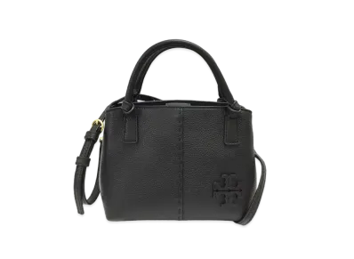 Tory Burch McGraw Mini Satchel "Black"