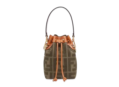 FENDI Mon Tresor Canvas Mini-Bag "Green"