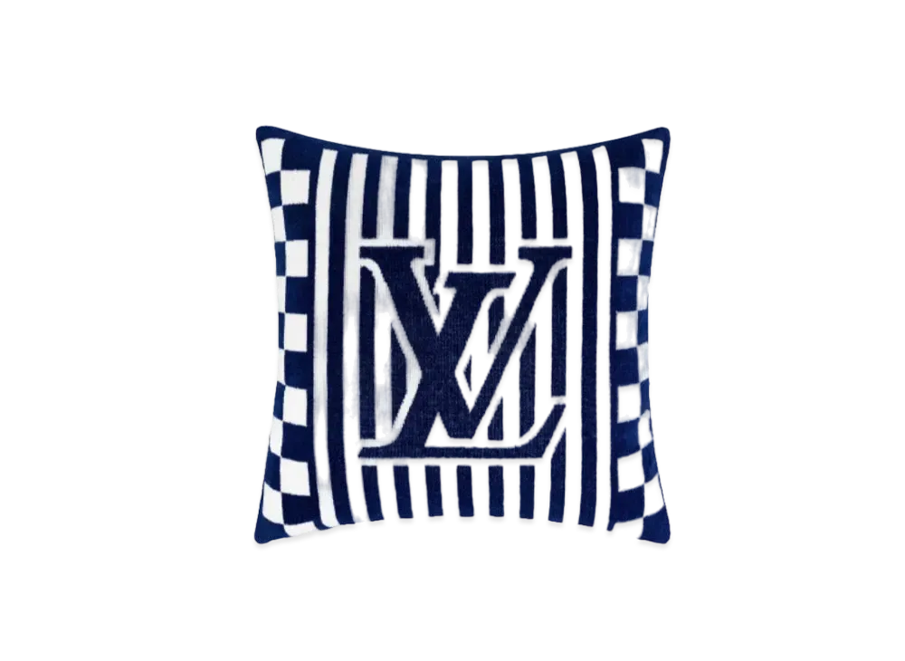 Louis Vuitton LV Graphical Beach Cushion "Blue"