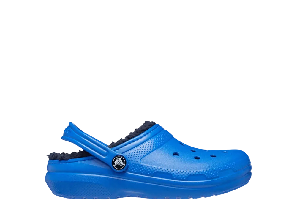 Crocs Big Kids Classic Lined Clog "Blue Bolt"