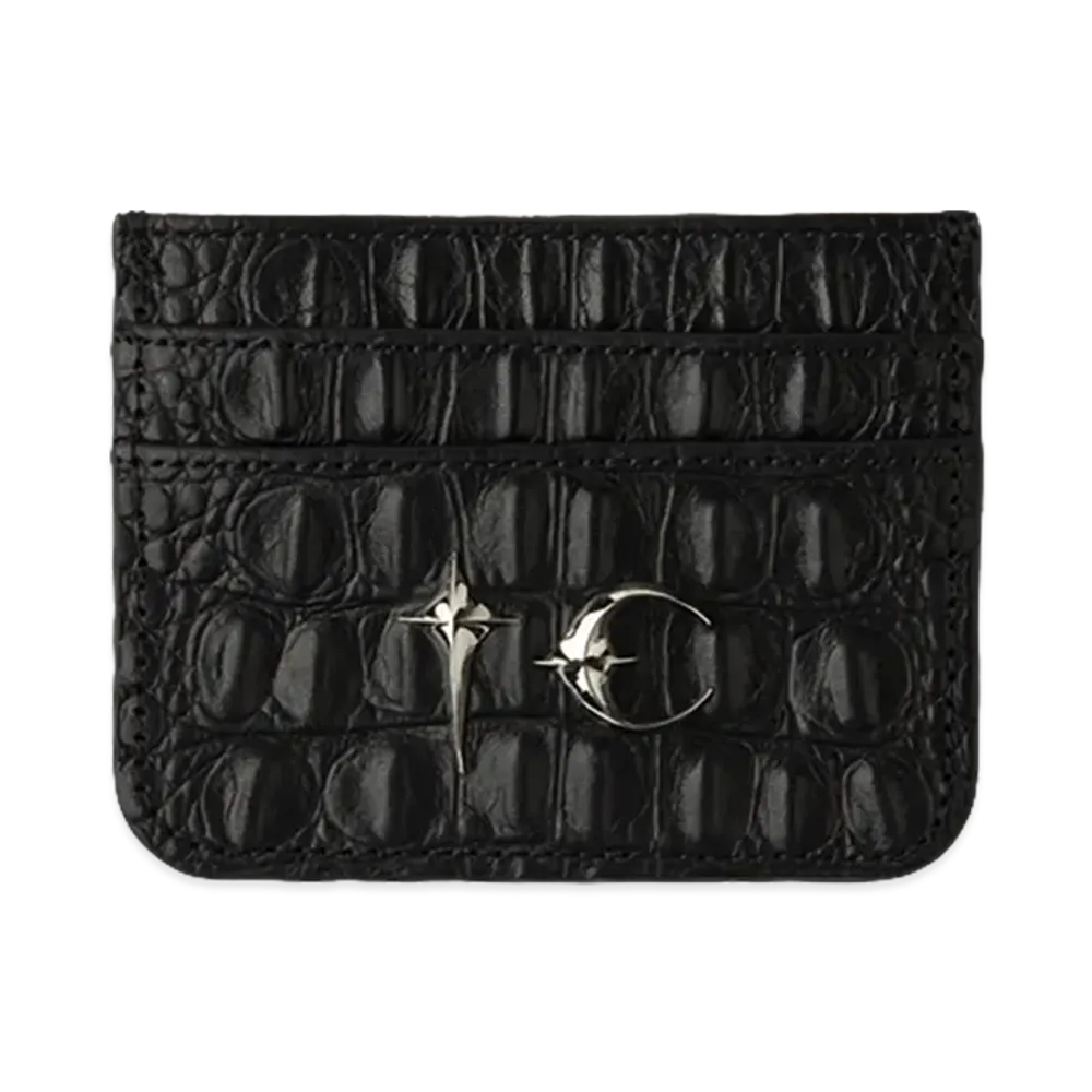 THUG CLUB TC Crocodile Card Holder "Black"