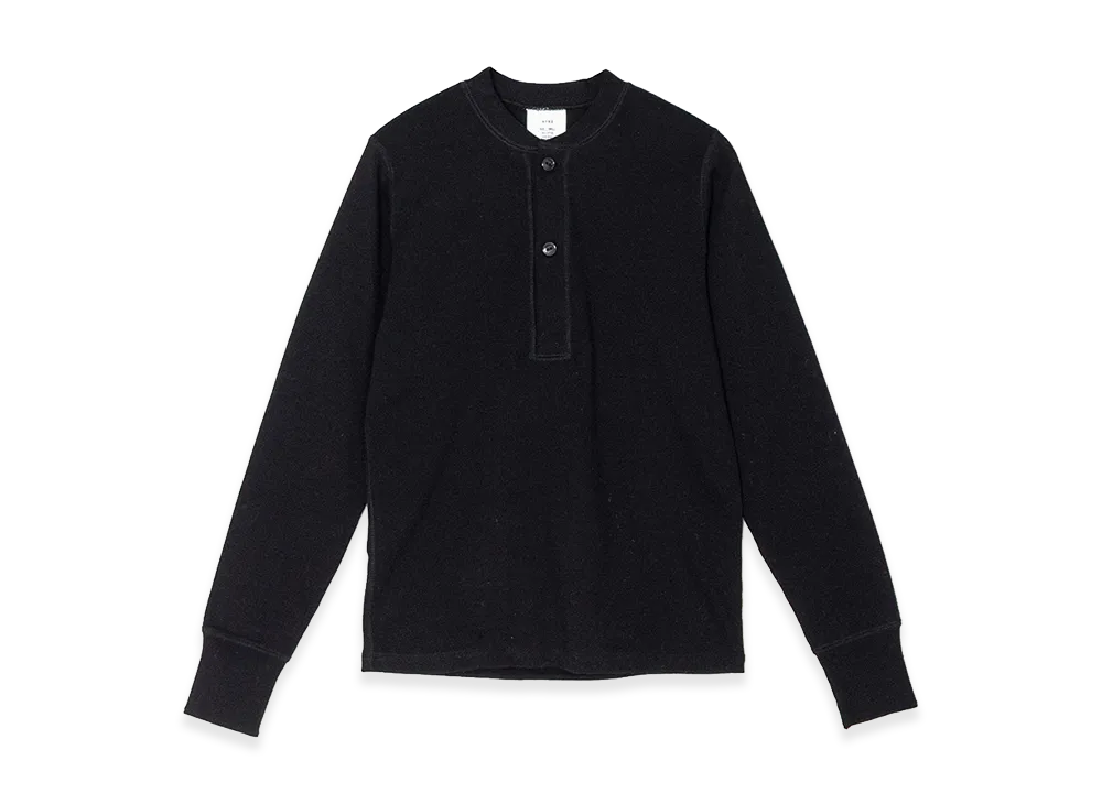HYKE Women's Henry Neck Shirt "Black"