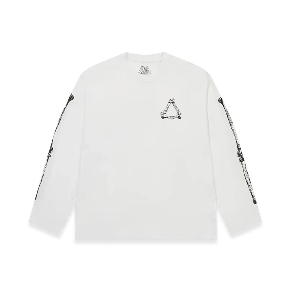 PALACE Tri-Bone Longsleeve "White"