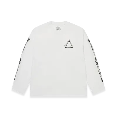 PALACE Tri-Bone Longsleeve "White"