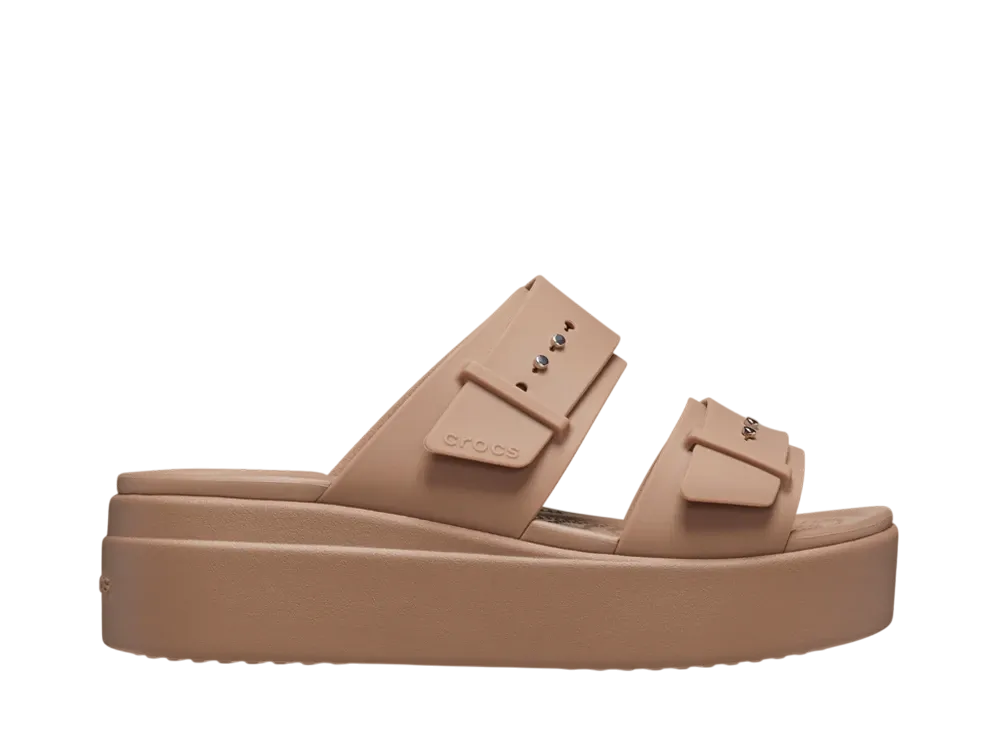 Crocs Women's Brooklyn Buckle "Latte"
