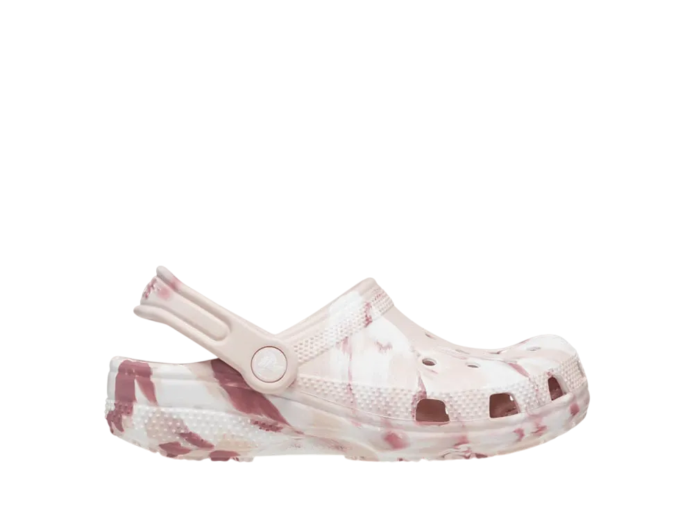 Crocs Big Kids Classic Marbled Clog "Quartz/Multi"