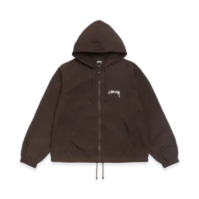 Stussy Waxed Cotton Beach Shell "Brown"