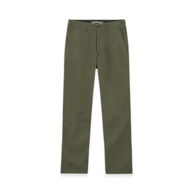 Stone Island 34310 Supima Cotton Twill Stretch TC Chino Pants with Logo Patch - 24FW "Musk Green"