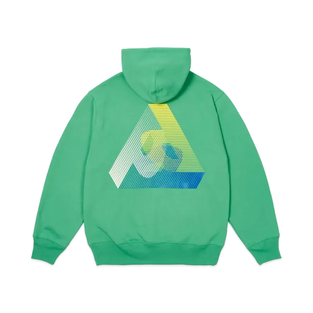 PALACE 3P Fade Hood "Pea Green"