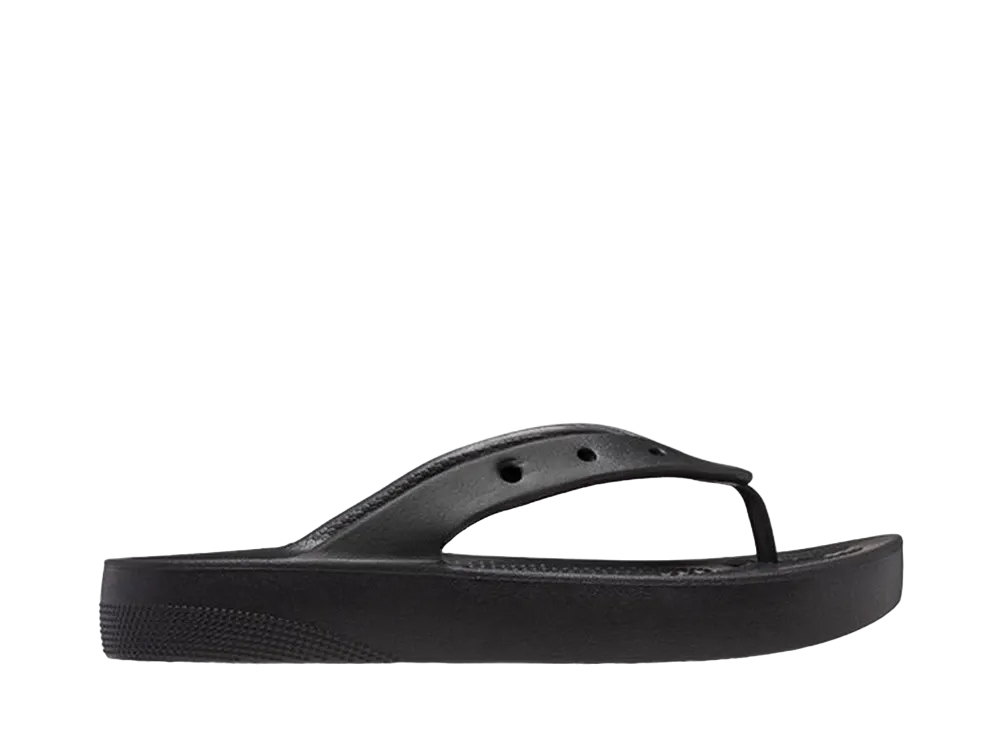 Crocs Women's Classic Platform Flip "Black"
