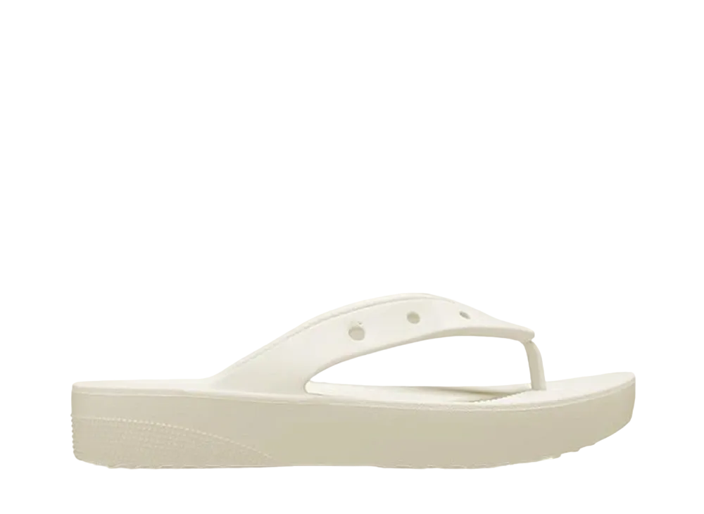 Crocs Women's Classic Platform Flip "Bone"