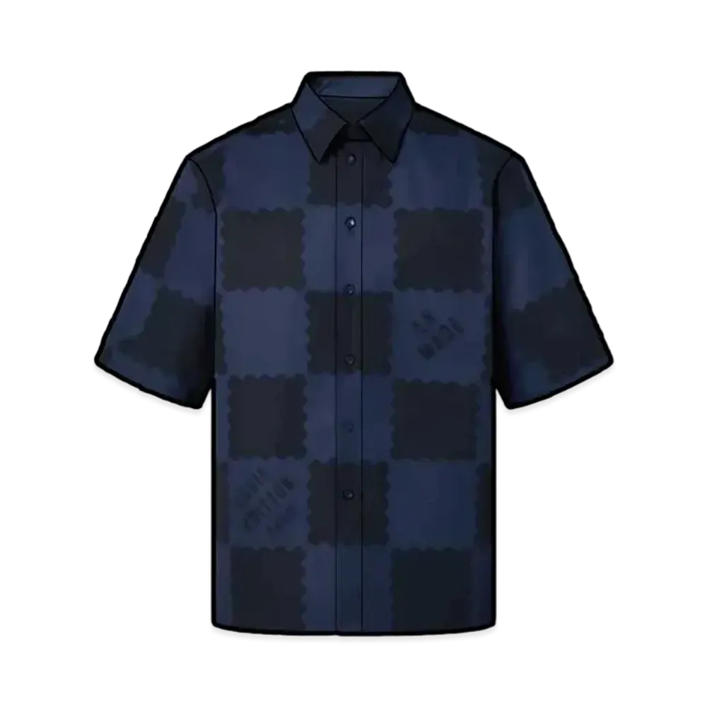 Louis Vuitton x NIGO DAMIER SS SHIRT "Navy"