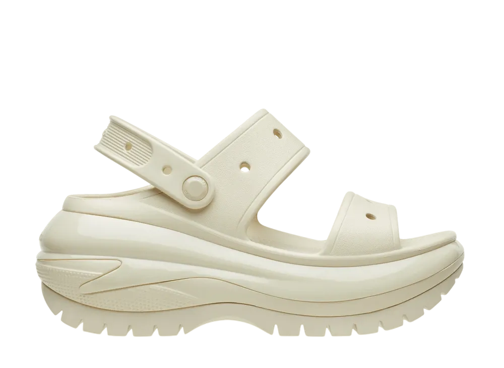 Crocs Mega Crush Sandal "Bone"