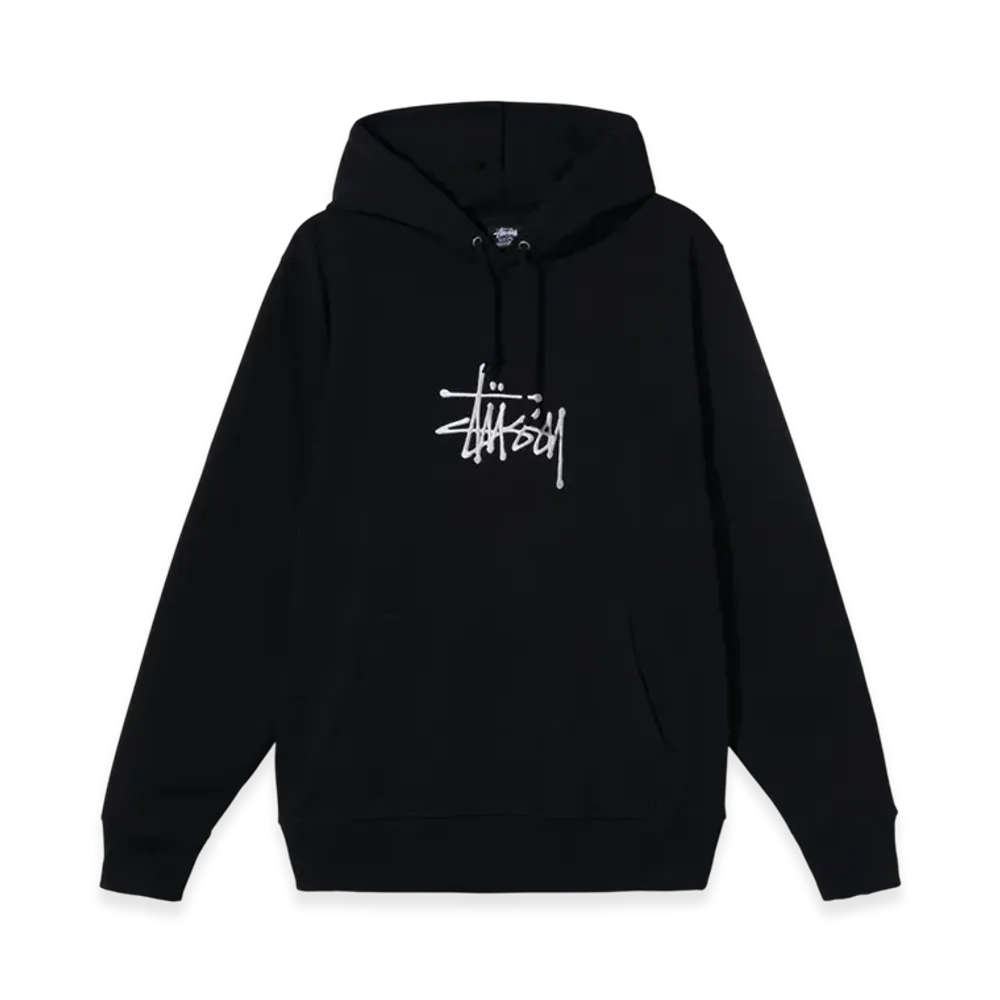Stussy Basic Stussy Embroidered Hoodie - 21SS "Black"